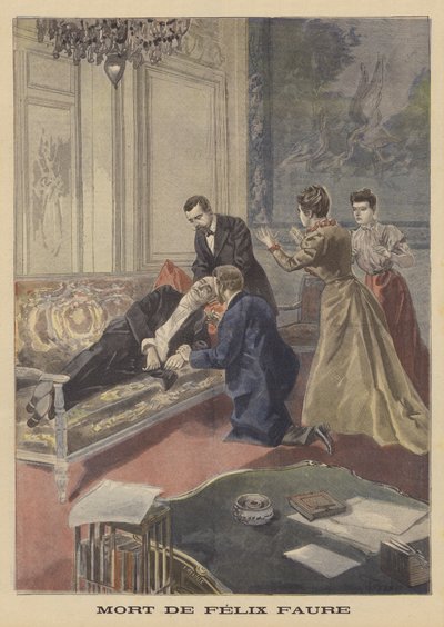 Muerte del Presidente Faure de Francia de French School